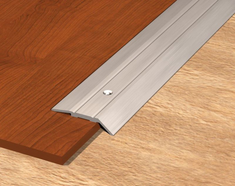 Порожек алюминиевый стыкоперекрывающий для перепада 0-18мм (900*38мм)