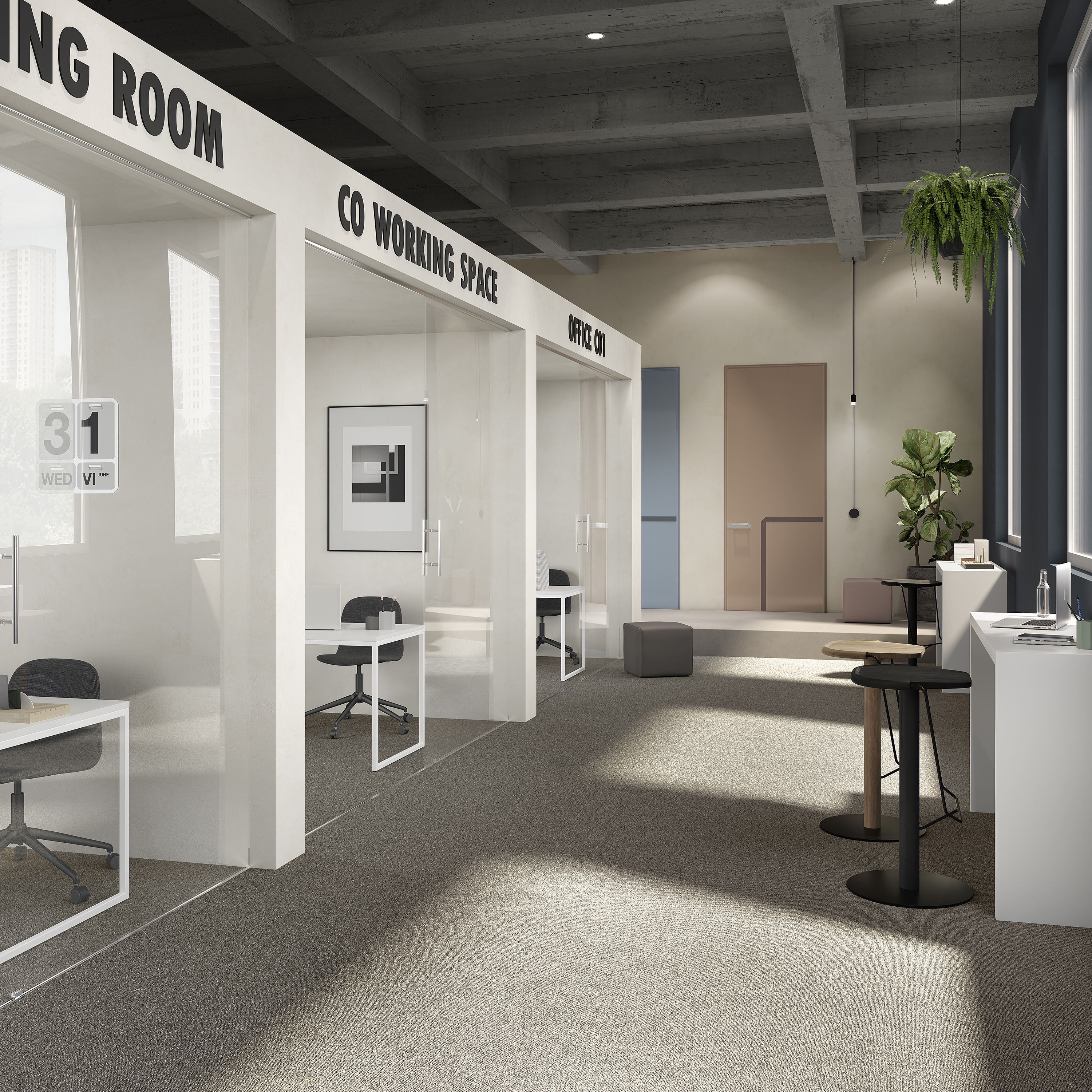 Ковровая плитка Medusa Tile 40 (500*500*5 мм) — купить в Таганроге