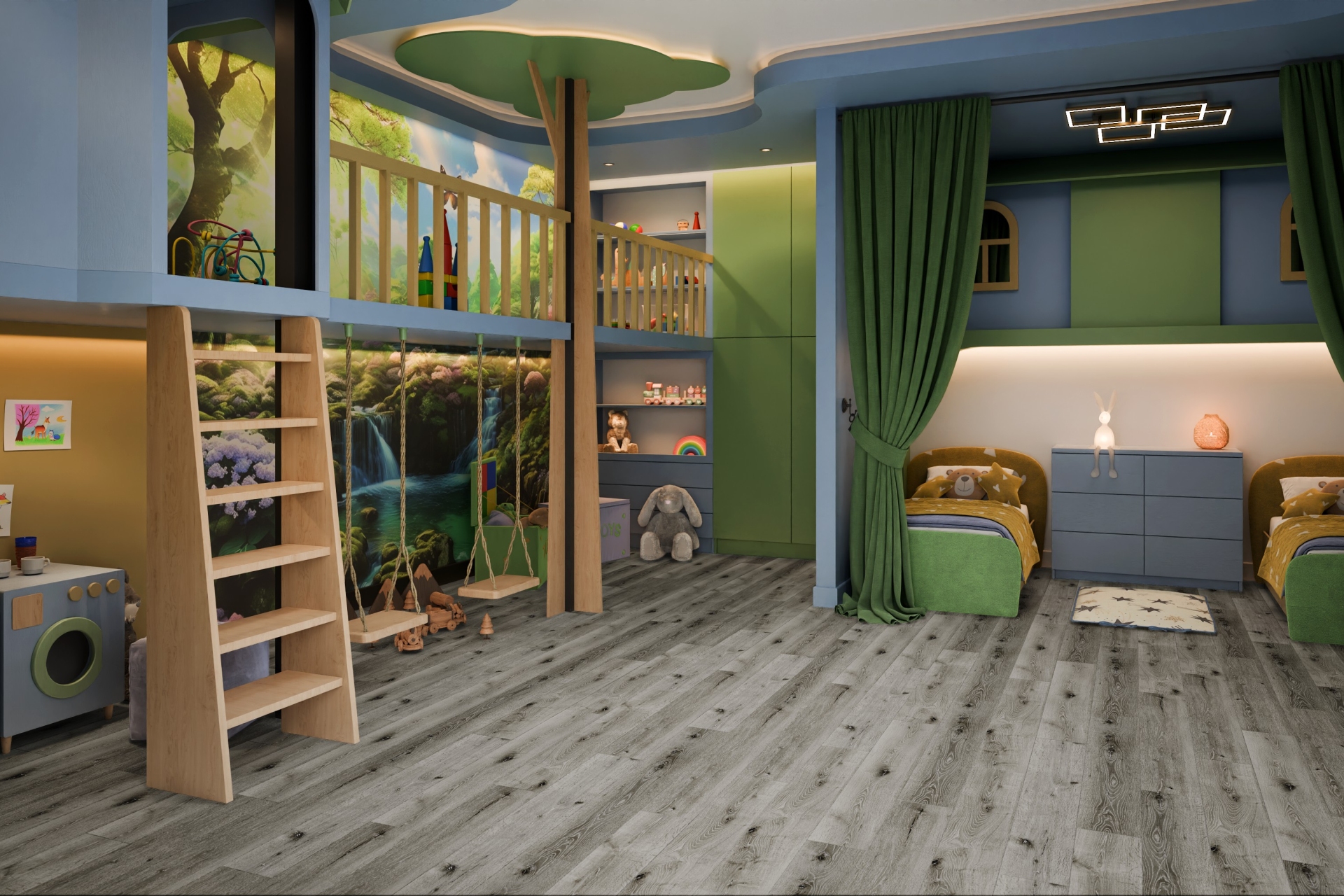 Усовершенствованная кварц-виниловая плитка «Damy Floor» Дуб Состаренный Серый (1227*187*2,5 мм) — купить в Таганроге