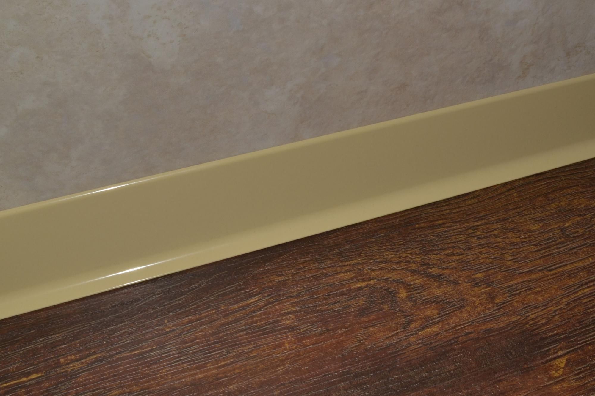 Плинтус алюминиевый L-образный слоновая кость (2500*11*60 мм) — купить в Таганроге