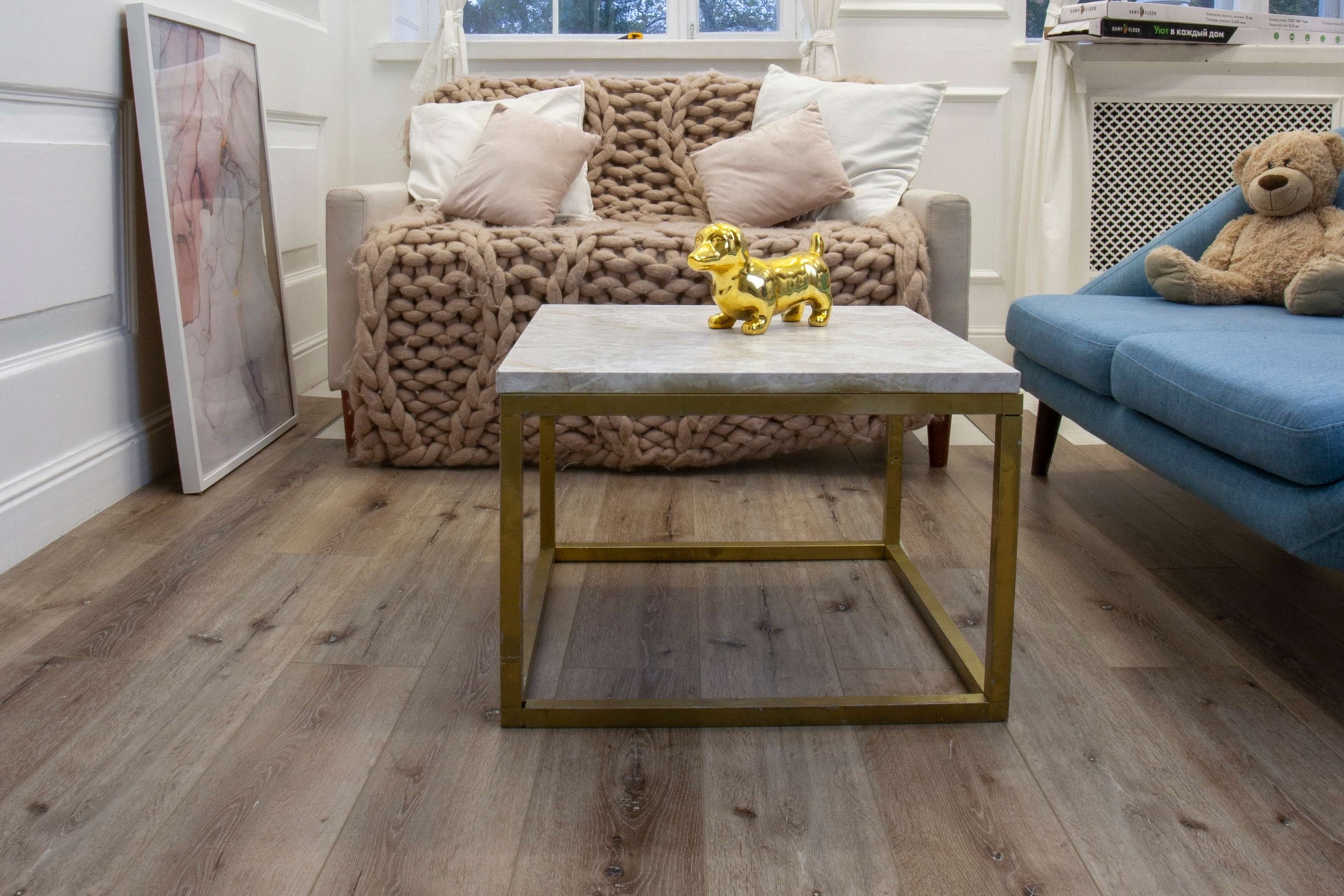 Усовершенствованная кварц-виниловая плитка «Damy Floor» Дуб Лофт (1227*187*2,5 мм) — купить в Таганроге