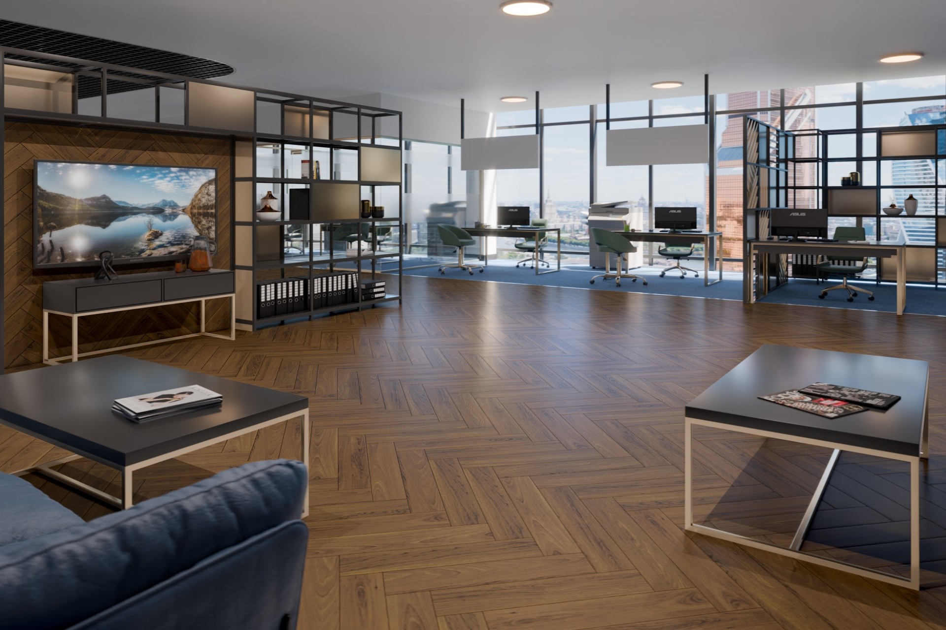 Инженерный паркет «Damy Floor» Ореховый (укладка елочкой) — купить в Таганроге