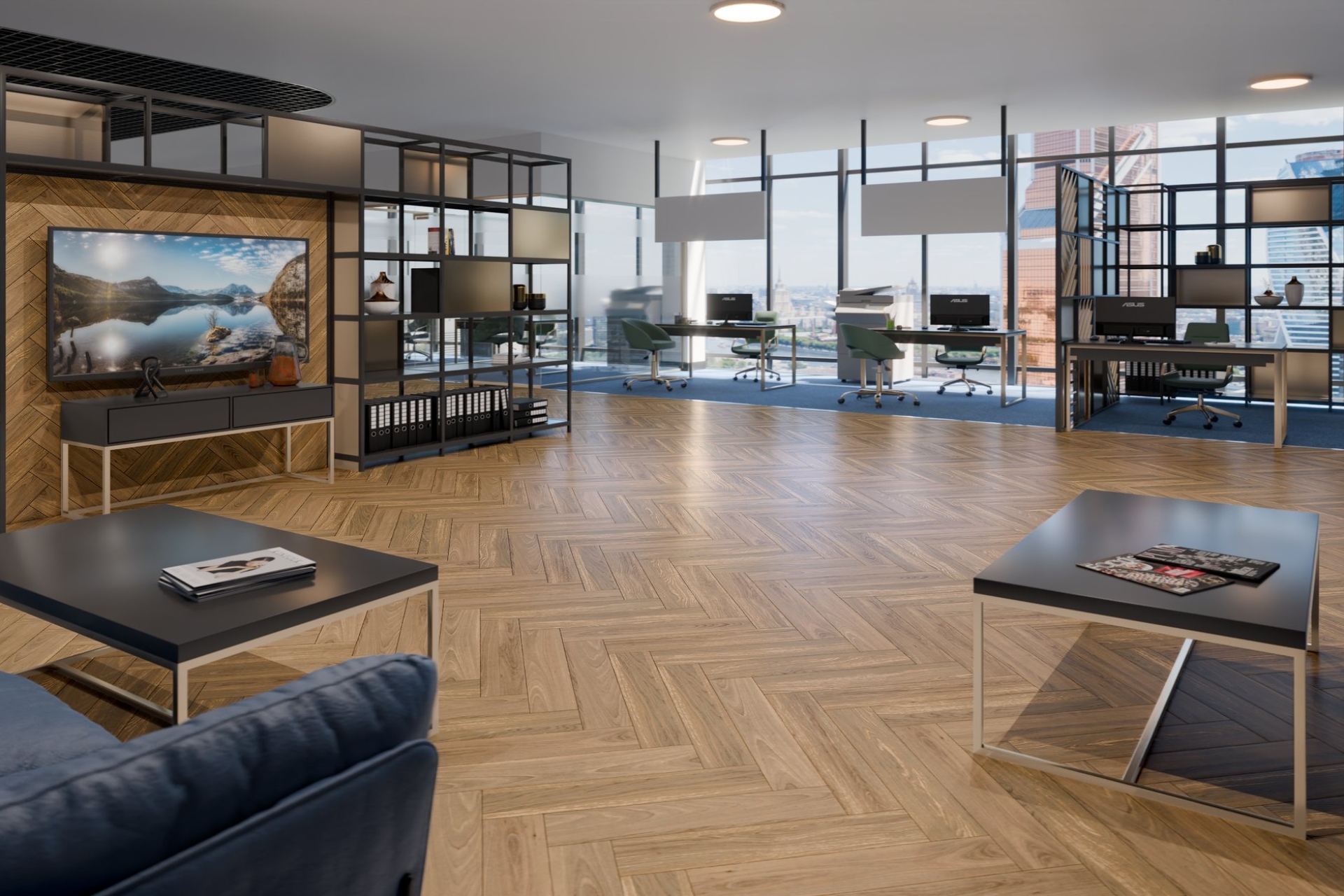 Инженерный паркет «Damy Floor» Натуральный (укладка елочкой) — купить в Таганроге