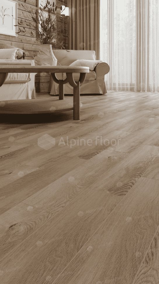 Виниловый ламинат "Alpine Floor" Parquet Light Дуб Синистра (600*125*4 мм) — купить в Таганроге