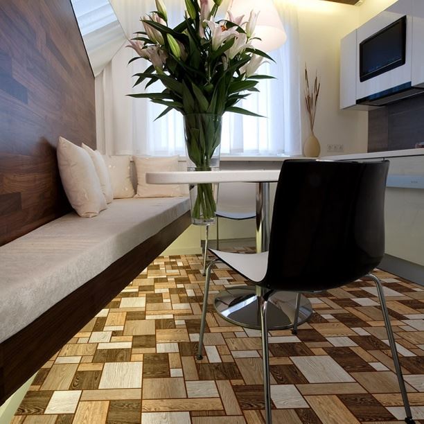 Линолеум бытовой "Комитекс" Печора Тетрис 862 (2,5м) — купить в Таганроге