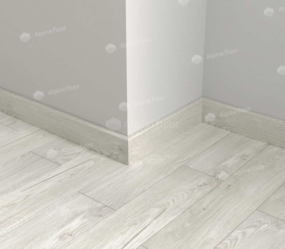 Напольный плинтус Parquet Light Снежный SK 13-11 (2200*12,5*80 мм) — купить в Таганроге