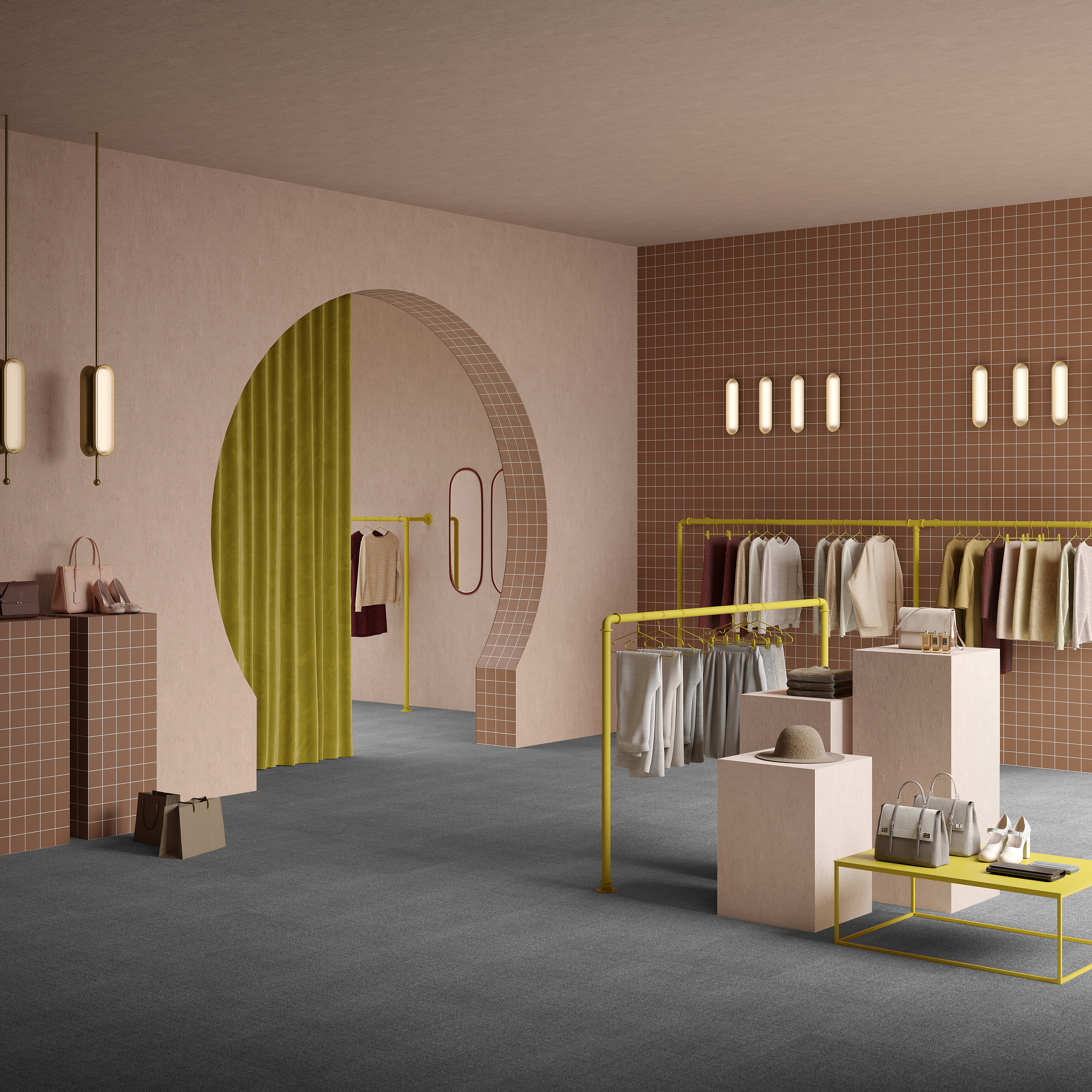 Ковровая плитка Mantra Tile 97 (500*500*6 мм) — купить в Таганроге