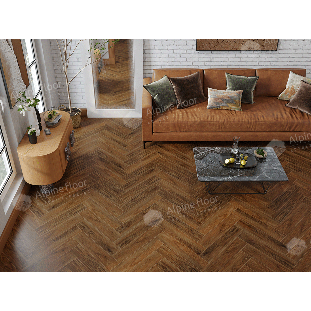 SPC ламинат "Alpine Floor" Орех Кенари (600*125*4 мм) — купить в Таганроге