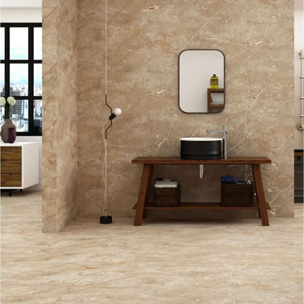 Керамогранит "Sonex" Mostaco natural карвинг 60x120см цвет светло-коричневый с прожилками — купить в Таганроге