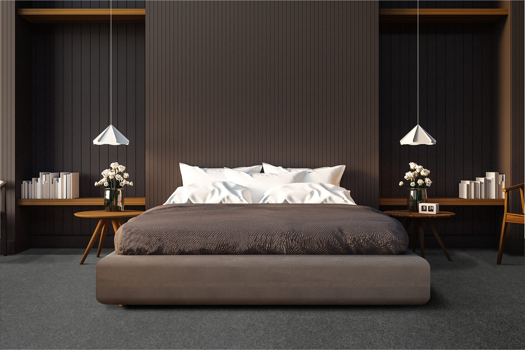 Ковровое покрытие "Bonkeel" Color Rib Ebony 98 (ширина 1м/3м/4м) — купить в Таганроге