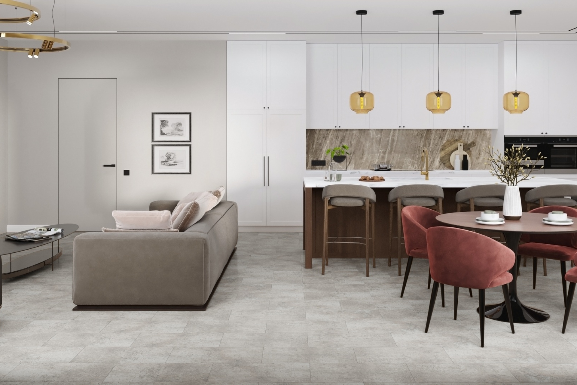 SPC плитка «Damy Floor» Фудзияма (610*305*5 мм) — купить в Таганроге