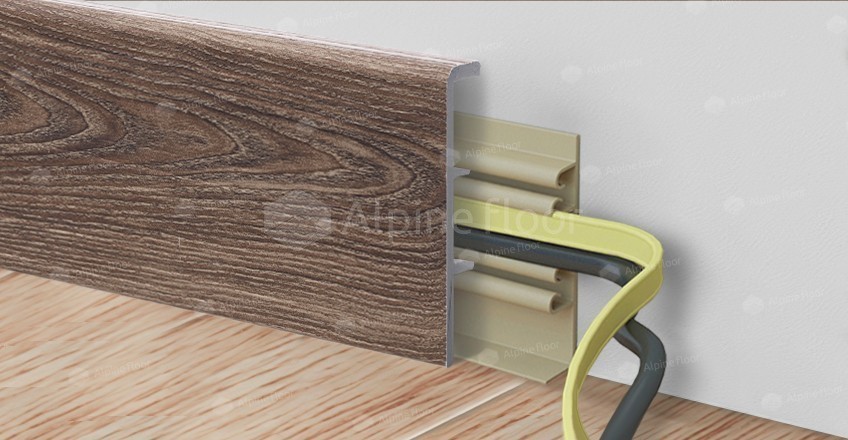 Напольный плинтус Rico Concept 80 Дуб фисташковый (2200*20*80 мм) — купить в Таганроге