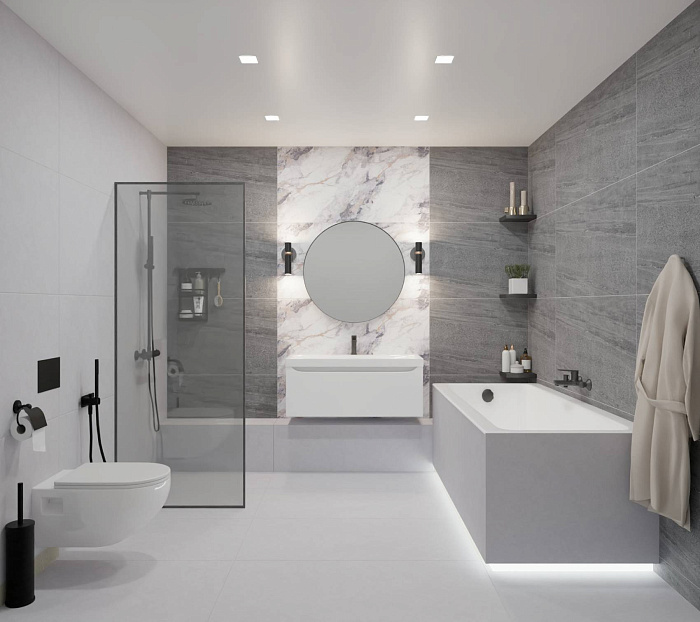 Керамогранит "Wan Sheng" Butterfly 600x1200 (1200*600 мм) Серый — купить в Таганроге