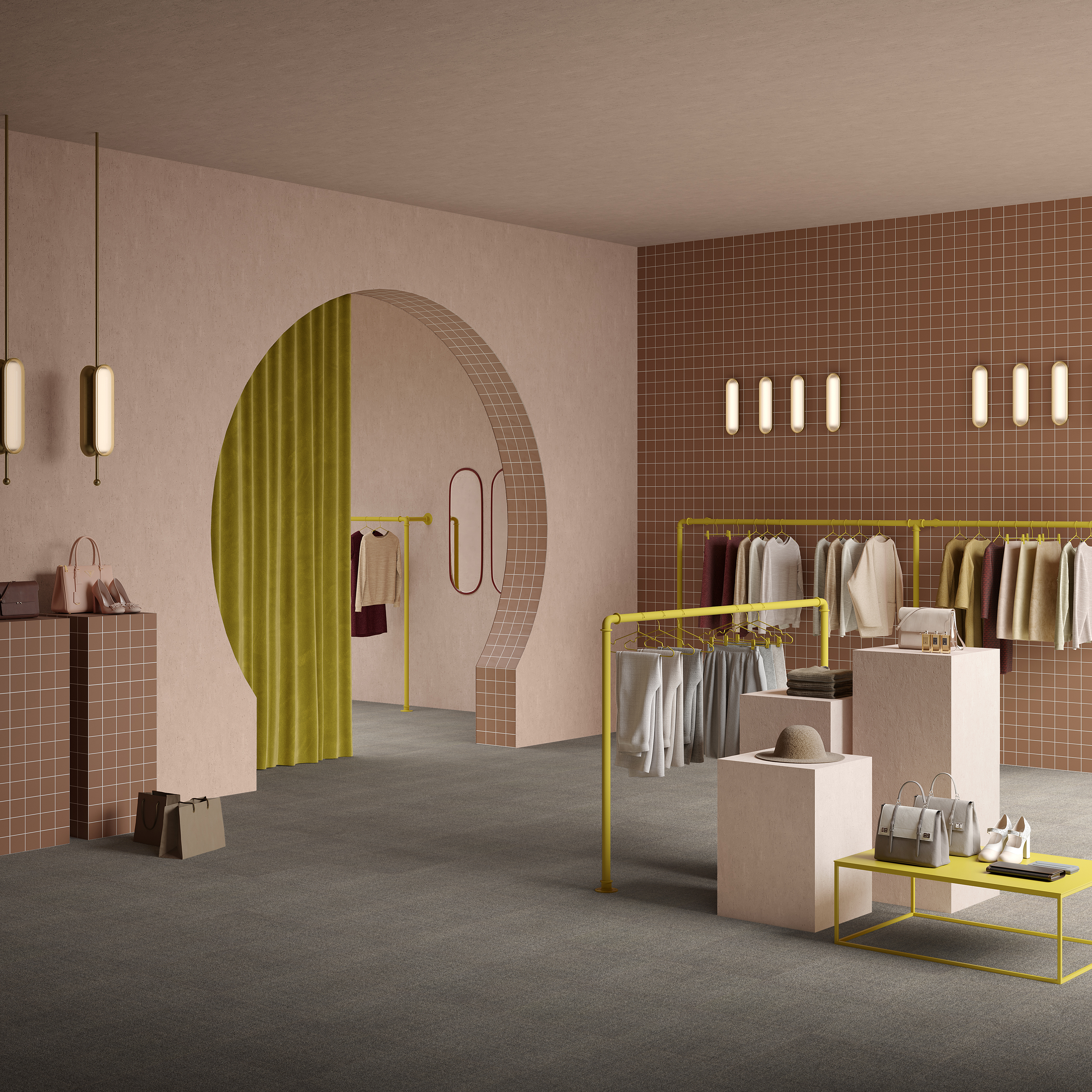 Ковровая плитка Mantra Tile 94 (500*500*6 мм) — купить в Таганроге