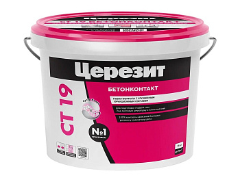 Грунтовка Ceresit CT19 Бетонконтакт, 15 кг