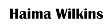 Картинка Haima Wilkins